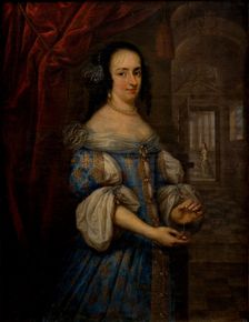 Portrait of Isabella d'Este (1635-1666), Duchess of Parma, 1664-1666. Creator: Denys, Frans (c. 1610-1670)