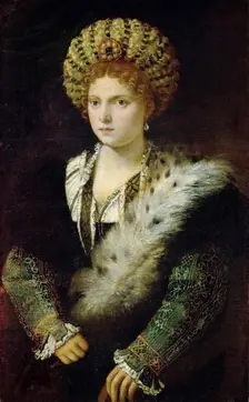 Portrait of Isabella d'Este, c.1535