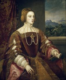 Portrait of Isabella of Portugal, 1548. Creator: Titian