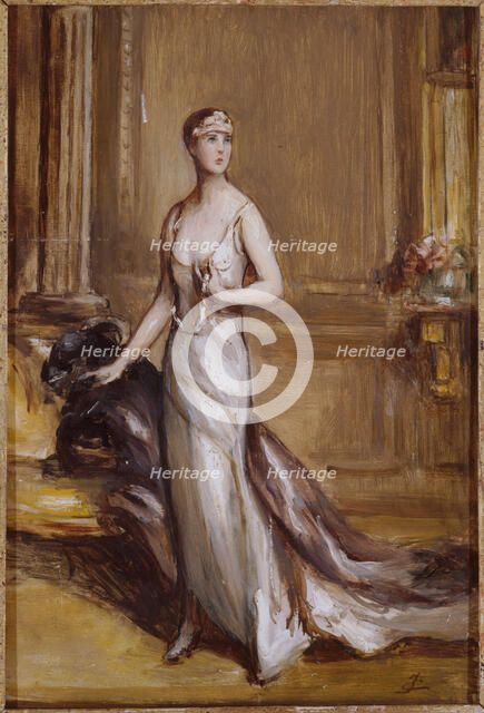 Portrait of Isabelle d'Orléans, Duchess of Guise (1878-1961), c1932. Creator: Unknown.
