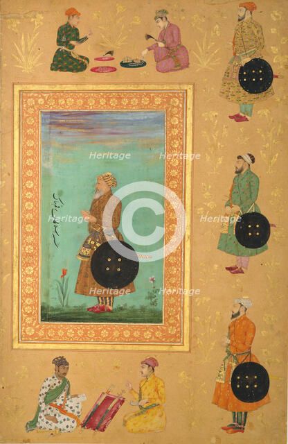 Portrait of Islam Khan Mashhadi, 17th century. Creator: Payag.