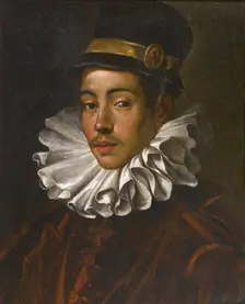 Portrait of Ito Mancio, ca 1585. Creator: Tintoretto, Domenico (1560-1635)