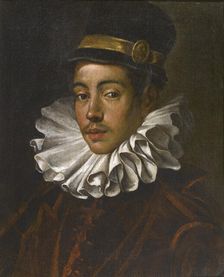 Portrait of Ito Mancio, ca 1585. Creator: Tintoretto, Domenico (1560-1635)