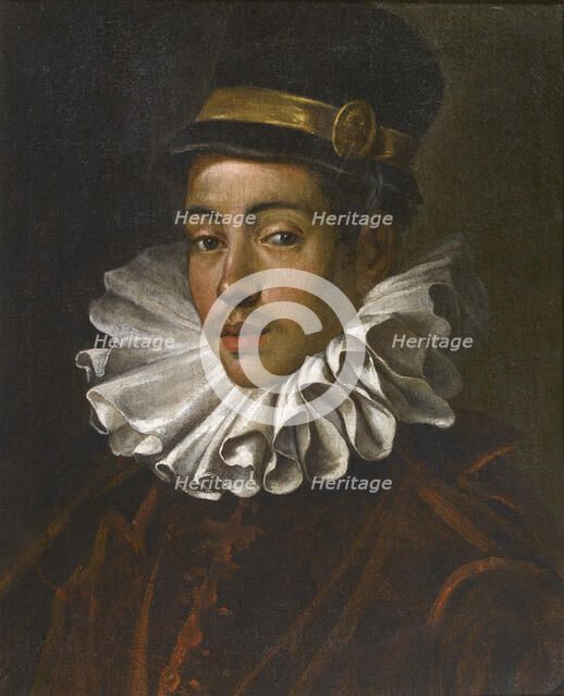 Portrait of Ito Mancio, ca 1585. Creator: Tintoretto, Domenico (1560-1635).