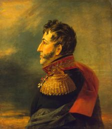 Portrait of Ivan T. Sazonov (1755-1823) (1st), 1824. Creator: Workshop of George Dawe