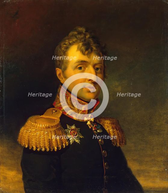 Portrait of Ivan V. Manteuffel (1771-1813), 1822. Creator: Workshop of George Dawe.