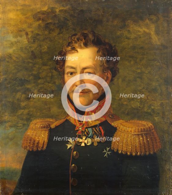 Portrait of Ivan V. Argamakov (1763-1834) (1st), 1824. Creators: George Dawe, Workshop of George Dawe.