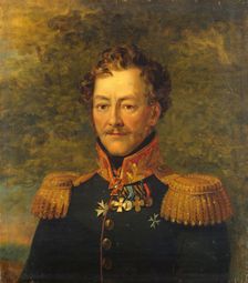 Portrait of Ivan V. Argamakov (1763-1834) (1st), 1824. Creators: George Dawe, Workshop of George Dawe
