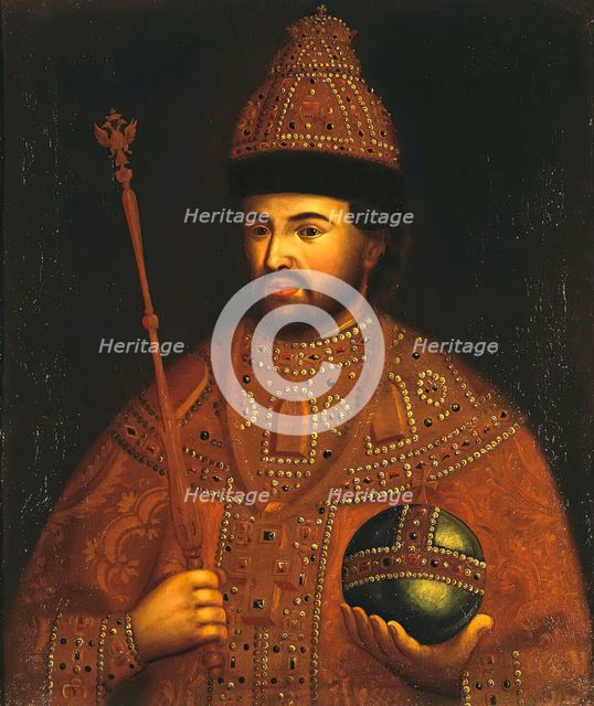 Portrait of Ivan V Romanov, early 19th century.. Creator: Unknown.