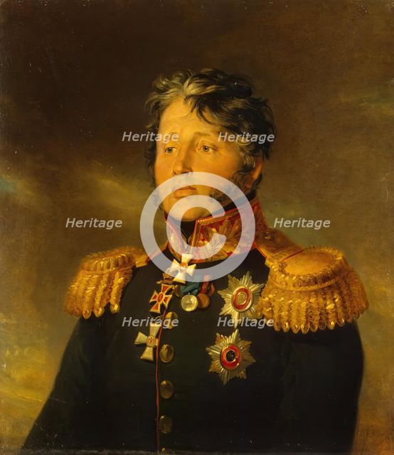 Portrait of Ivan V. Sabaneyev (1770/72-1829), 1823. Creators: George Dawe, Workshop of George Dawe.