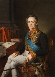Portrait of Ivan Vasilyevich Tutolmin (1751-1839), 1830s. Creator: Tropinin, Vasili Andreyevich (1776-1857)