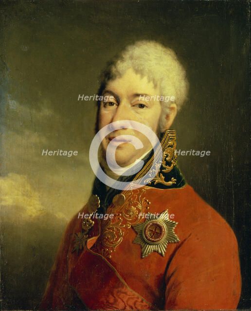 Portrait of Ivan Vladimirovich Lopukhin (1756-1816), philosopher, mystic, writer and humanitarian, 1802-1804. Artist: Levitsky, Dmitri Grigorievich (1735-1822)