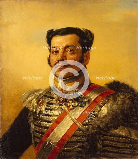 Portrait of Ivan Ye. Troshchinsky (1783-1832), 1822. Creator: Workshop of George Dawe.