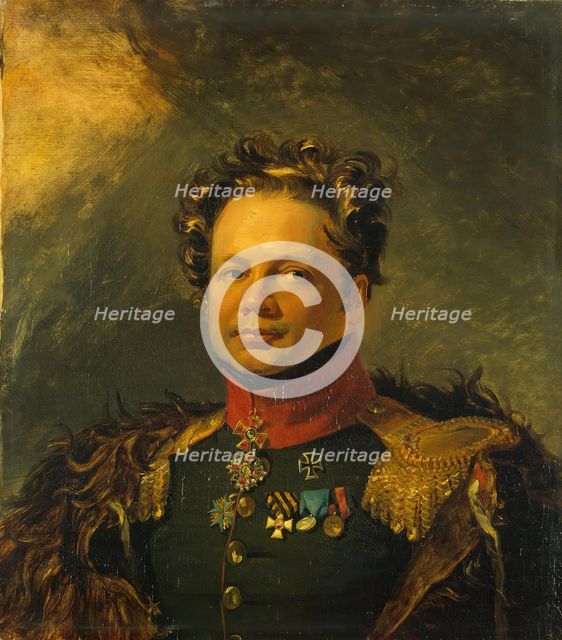 Portrait of Ivan Z. Yershov (1777/78-1852), 1822. Creator: George Dawe.