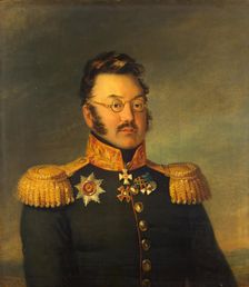 Portrait of Ivan A. Khrushchyov (1774-1824), 1822. Creator: Workshop of George Dawe