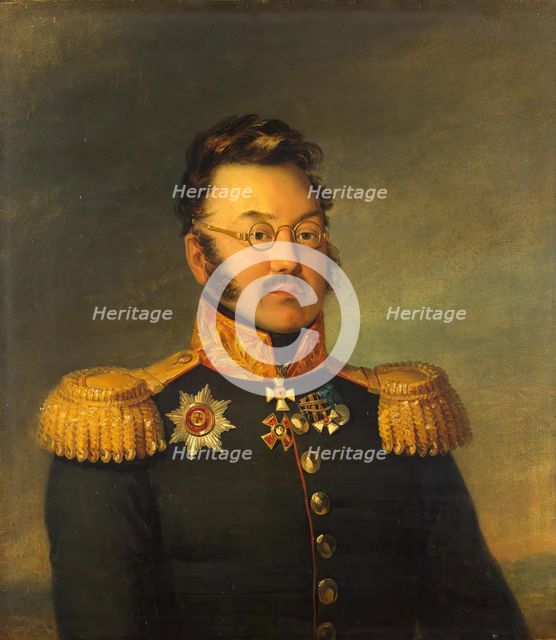 Portrait of Ivan A. Khrushchyov (1774-1824), 1822. Creator: Workshop of George Dawe.