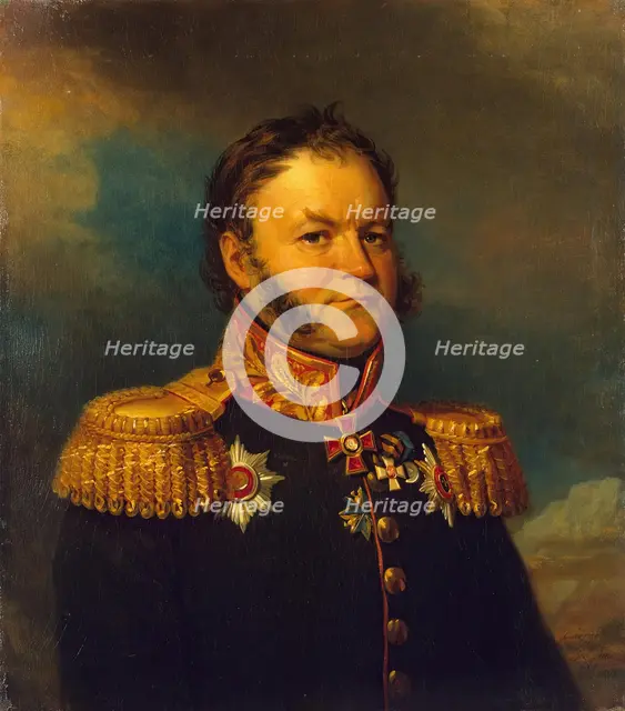Portrait of Ivan A. Velyaminov (1771-1837), 1828. Creator: George Dawe.