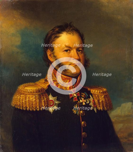Portrait of Ivan A. Velyaminov (1771-1837), 1828. Creator: George Dawe.