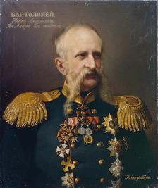 Portrait of Ivan Alexeyevich Bartolomey (1813–1870), 1860s. Artist: Ksenofontov, Ivan Stepanovich (1817-1875)