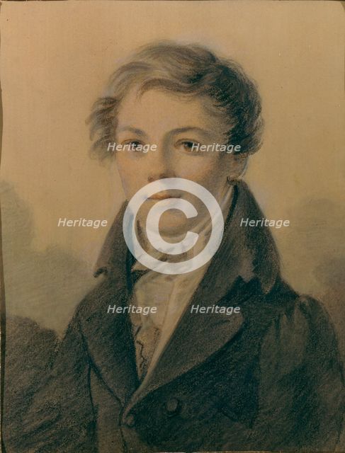 Portrait of Ivan Boretsky. Artist: Molinari, Alexander (1772-1831)