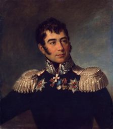 Portrait of Ivan D. Ilovaisky (1766 - after 1827) (4th), 1824. Creators: George Dawe, Workshop of George Dawe