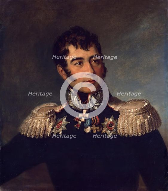 Portrait of Ivan D. Ilovaisky (1766 - after 1827) (4th), 1824. Creators: George Dawe, Workshop of George Dawe.