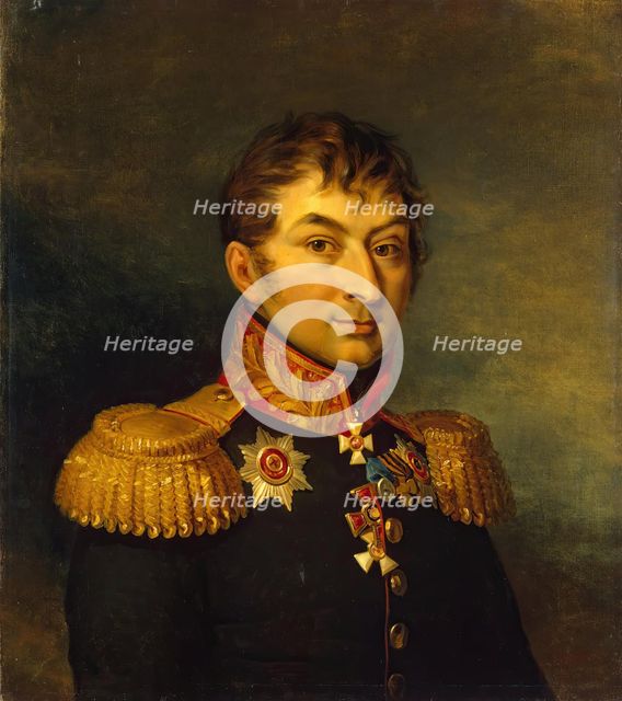 Portrait of Ivan D. Panchulidzev (1759-1815) (1st), 1822. Creator: George Dawe.
