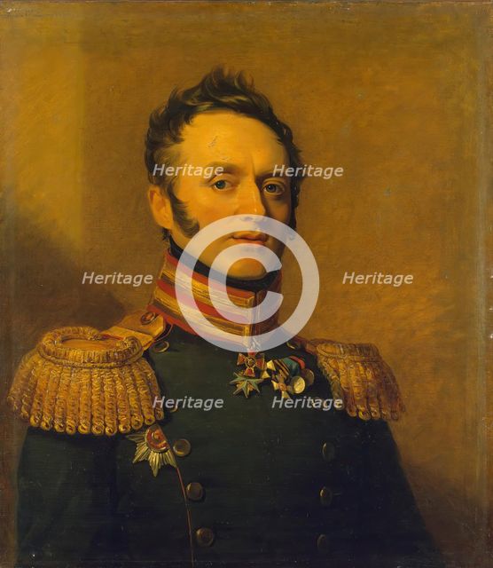 Portrait of Ivan F. Udom (1769-1821) (1st), 1822. Creators: George Dawe, Workshop of George Dawe.