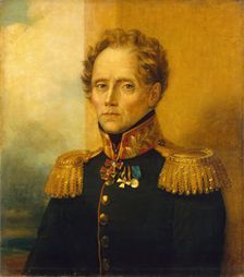 Portrait of Ivan G. Heidenreich (1769-1839), 1824. Creator: Workshop of George Dawe