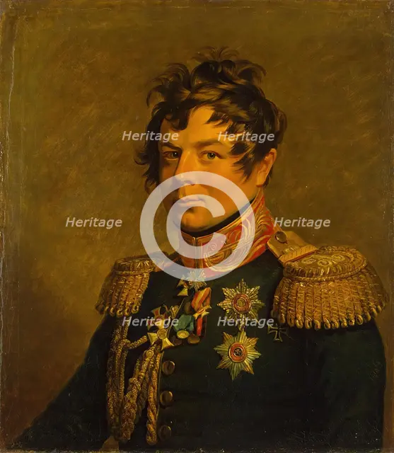 Portrait of Ivan I. Diebitsch-Zabalkansky (1785-1831), 1821. Creator: George Dawe.