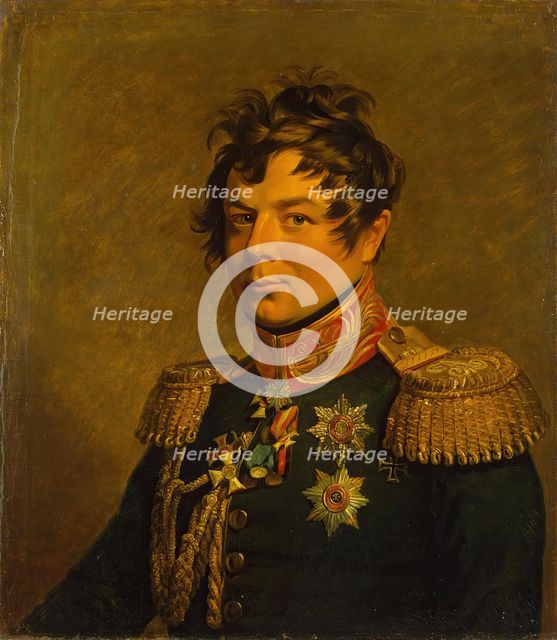 Portrait of Ivan I. Diebitsch-Zabalkansky (1785-1831), 1821. Creator: George Dawe.