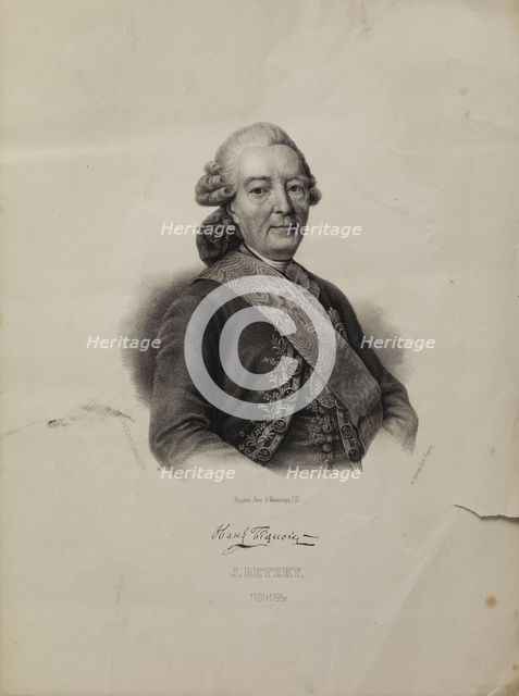 Portrait of Ivan Ivanovich Betskoi (1704-1795). Artist: Borel, Pyotr Fyodorovich (1829-1898)