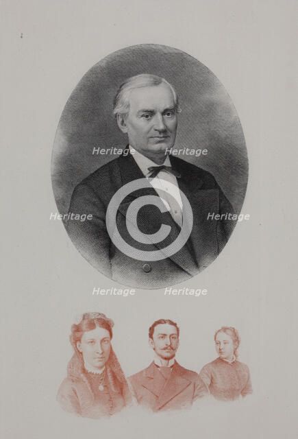 Portrait of Ivan Ivanovich Glazunov (1826-1890), 1881.