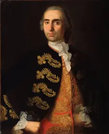 Portrait of Ivan Kotsarev, 1757-1759. Artist: Vishnyakov, Ivan Yakovlevich (1699-1761)