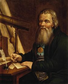 Portrait of Ivan Kulibin, 1818. Creator: Pyotr Vedenetsky
