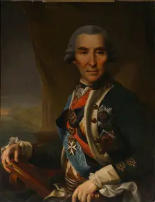 Portrait of Ivan Loginovich Golenishchev-Kutuzov (1729-1802), Early 1800s. Artist: Glukovsky, Semyon (active 1800s)