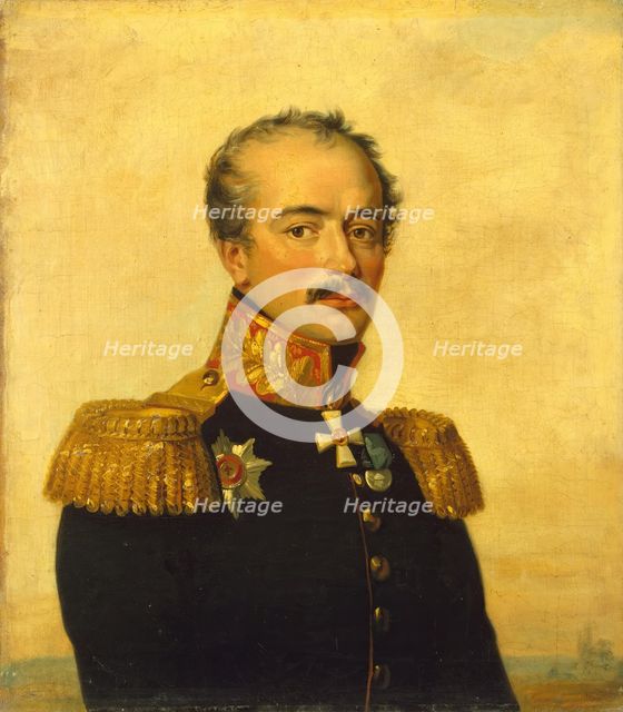 Portrait of Ivan M. Vadbolsky (1781-1861), 1823. Creator: Workshop of George Dawe.