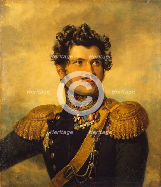 Portrait of Ivan O. Sukhozanet (1788-1861), 1822. Creator: Workshop of George Dawe.