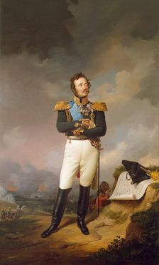 Portrait of Ivan Paskevich, 1834. Creator: Franz Kruger