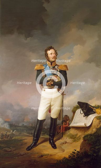 Portrait of Ivan Paskevich, 1834. Creator: Franz Kruger.