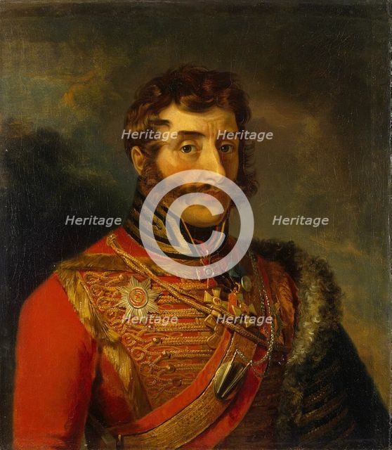 Portrait of Ivan Semyonovich Dorokhov (1762-1815), before 1825. Artist: Dawe, George (1781-1829)