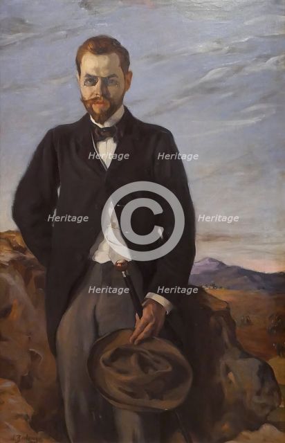 Portrait of Ivan Shchukin (1869-1908), 1899. Creator: Ignacio Zuloaga.