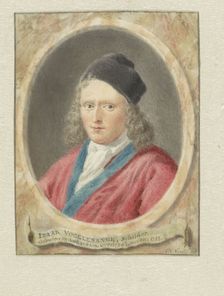 Portrait of Izaak Vogelensanck, 1741-1795. Creator: Cornelis van Noorde