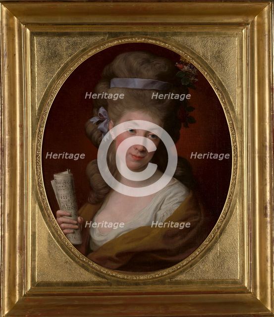 Portrait of Izabela née Lubomirska, Wife of Ignacy Potocki (1755-1783), 1780. Creator: Pompeo Batoni.