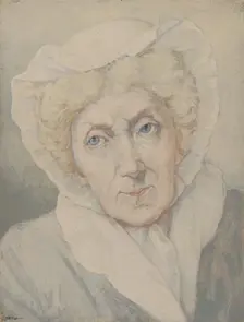 Portrait of Izabela née von Flemming, Princess Czartoryska (1746-1835), 1832-1835. Creator: Wojciech Kornel Stattler
