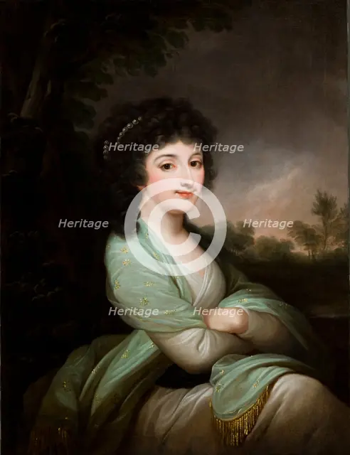 Portrait of Izabela Oginska née Lasocka, 1792-1793. Creator: Jozef Grassi.