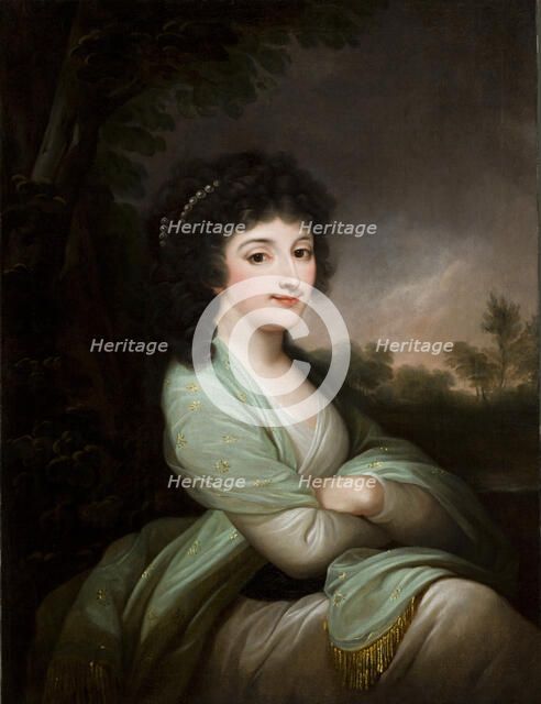 Portrait of Izabela Oginska née Lasocka, 1792-1793. Creator: Jozef Grassi.
