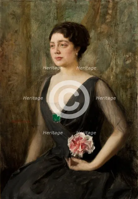 Portrait of Izabela Szembekowa, c1912. Creator: Teodor Axentowicz.