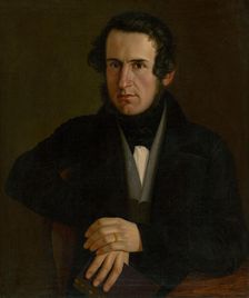 Portrait of J. V. Frico, 1840-1846. Creator: Jozef Bozetech Klemens