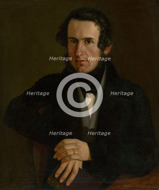 Portrait of J. V. Frico, 1840-1846. Creator: Jozef Bozetech Klemens.